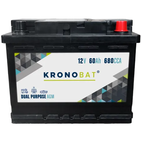 Batteria Kronobat DP-60-AGM 60Ah KRONOBAT - 1