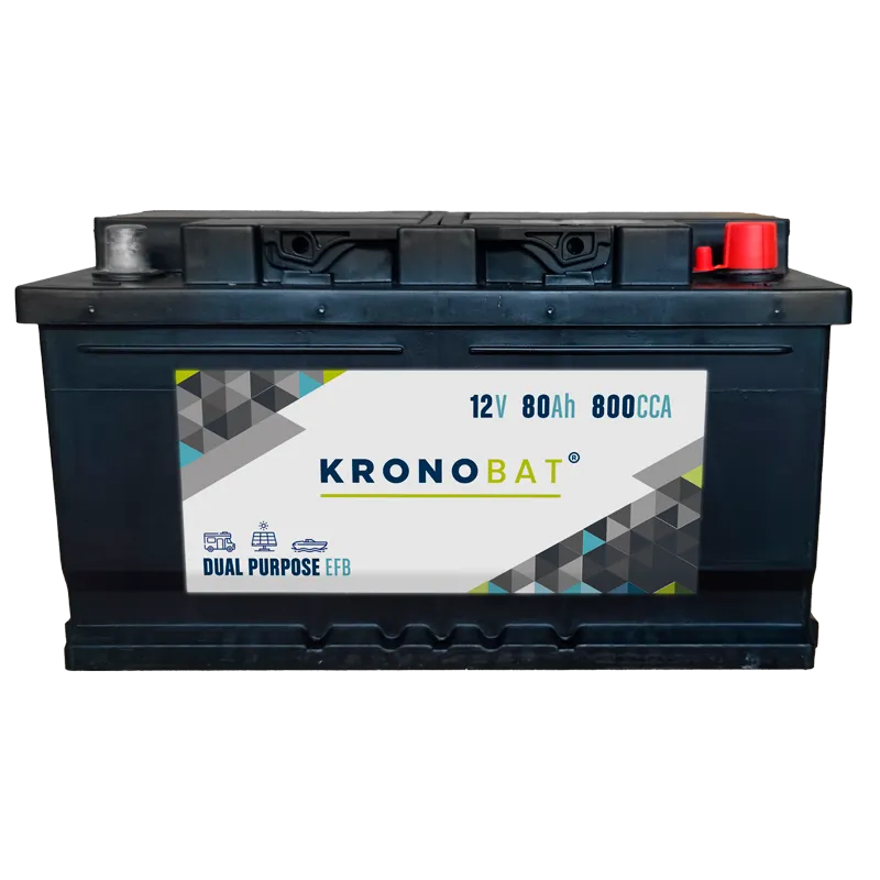 Batteria Kronobat DP-80-EFB 80Ah KRONOBAT - 1