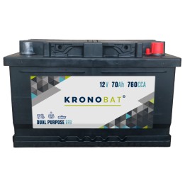Batería KRONOBAT DP-70-EFB 12V 70Ah 760A EFB