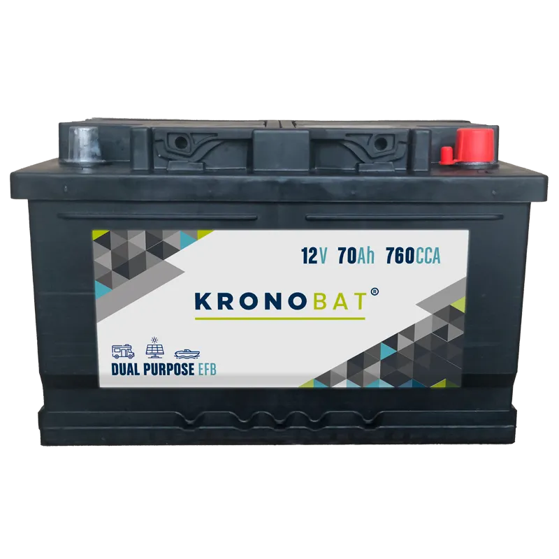 Batteria Kronobat DP-70-EFB 70Ah KRONOBAT - 1