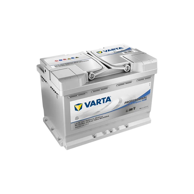 Batería Varta LA70 70Ah 760A 12V Professional Dual Purpose Agm VARTA - 1