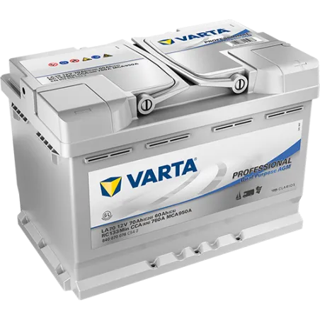 Batería Varta LA70 70Ah 760A 12V Professional Dual Purpose Agm VARTA - 1