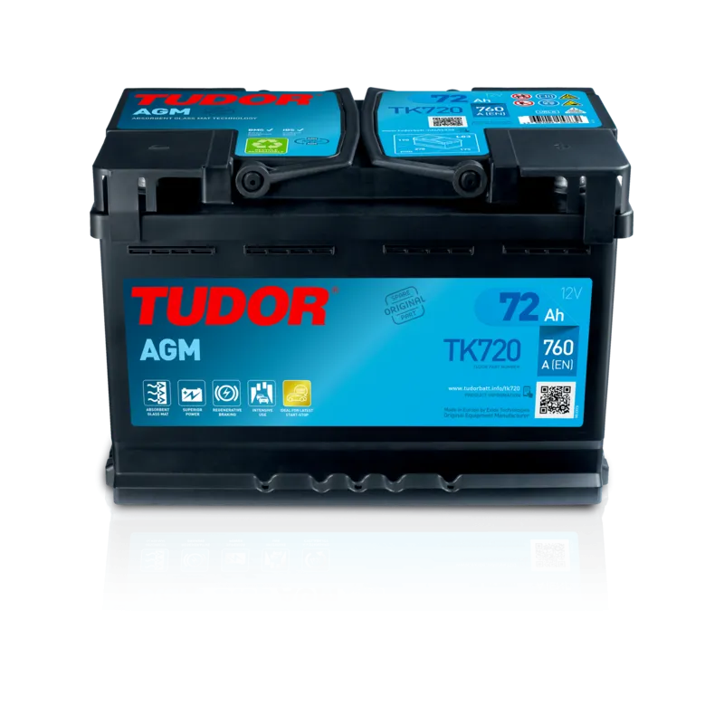 Battery Tudor TK720 72Ah TUDOR - 1