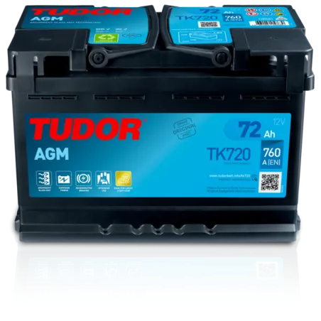 Battery Tudor TK720 72Ah TUDOR - 1