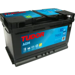 Tudor TK820. Batterie de voiture Start-Stop Tudor 82Ah 12V