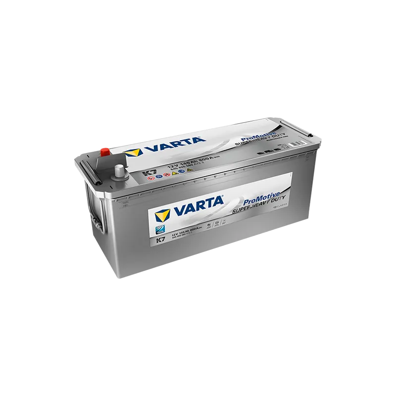 Varta K7. Truck battery Varta 145Ah 12V