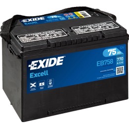 Batería Exide EB758 75Ah - 1