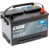 Batería Exide EA680 68Ah - 1