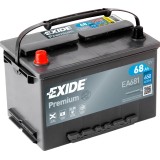 Batteria auto Exide EA681 12V 68Ah 650A
