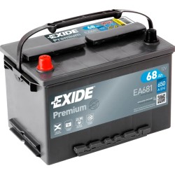 Batería Exide EA681 68Ah - 1