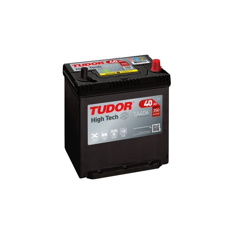 Tudor TA406. Batterie de voiture Tudor 40Ah 12V