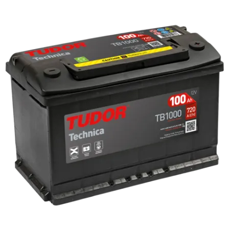 Tudor TB1000. Autobatterie Tudor 100Ah 12V