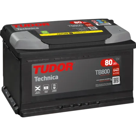 Tudor TB800. Car battery Tudor 80Ah 12V