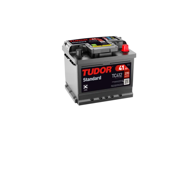 Tudor TC412. Batterie de voiture Tudor 41Ah 12V