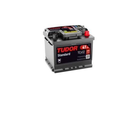 Tudor TC412. Bateria de carro Tudor 41Ah 12V