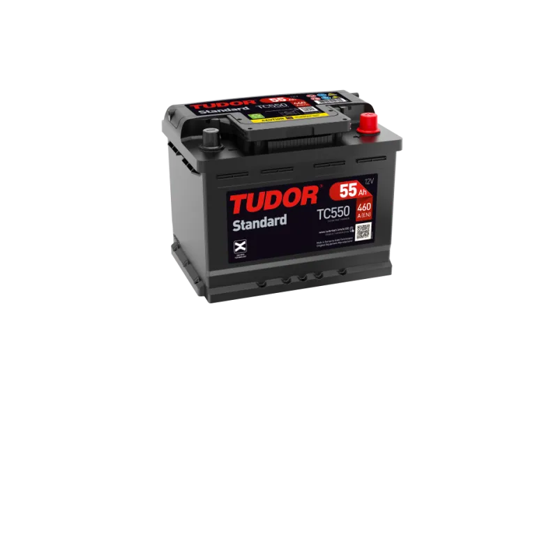 Tudor TC550. Batteria dell'auto Tudor 55Ah 12V