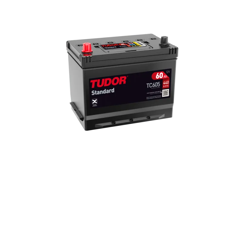 Tudor TC605. Autobatterie Tudor 60Ah 12V