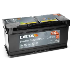 Deta DA1000. Battery Deta 100Ah 12V