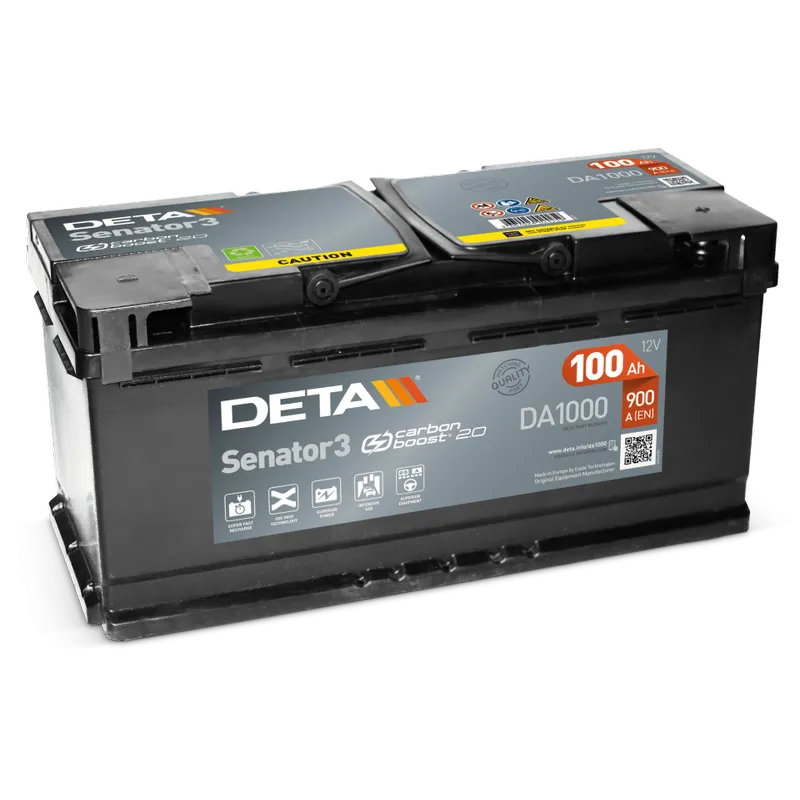 Deta DA1000. Battery Deta 100Ah 12V