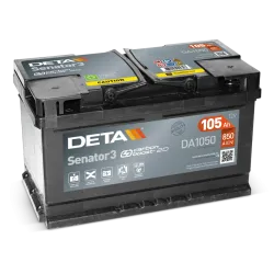 Deta DA1050. Batterie Deta 105Ah 12V