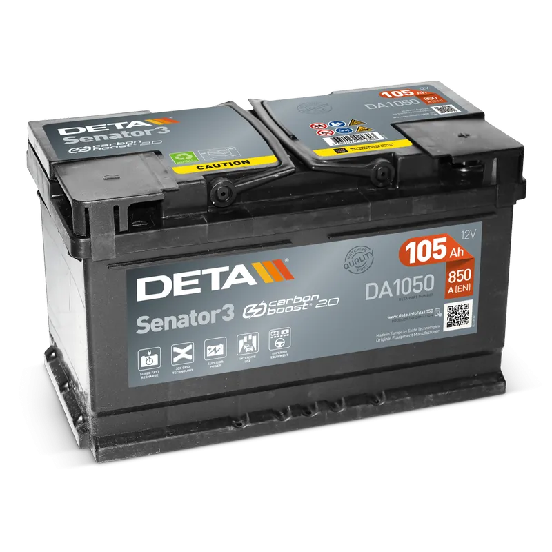 Deta DA1050. Batterie Deta 105Ah 12V