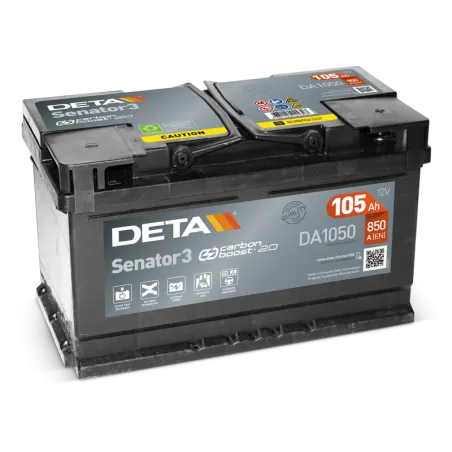 Deta DA1050. Battery Deta 105Ah 12V