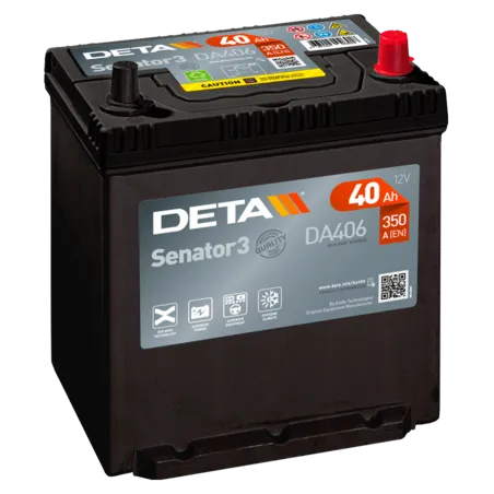 Deta DA406. Batterie Deta 40Ah 12V