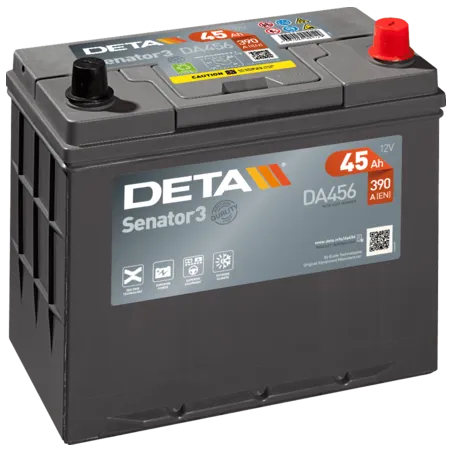 Deta DA456. Batterie Deta 45Ah 12V