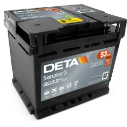 Deta DA530. Batterie Deta 53Ah 12V