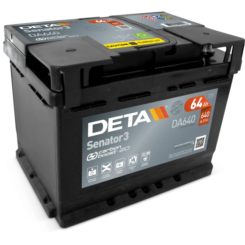 Deta DA640. Battery Deta 64Ah 12V