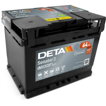 Deta DA640. Batterie Deta 64Ah 12V
