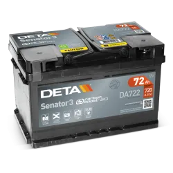 Deta DA722. Battery Deta 72Ah 12V