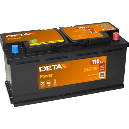 Deta DB1100. Battery Deta 110Ah 12V