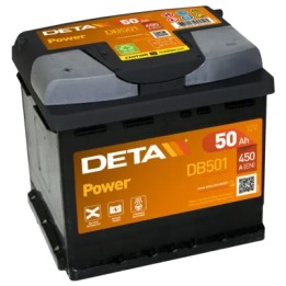 Batteria auto Deta DB501 12V 50Ah 450A