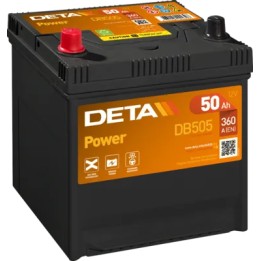 Batteria auto Deta DB505 12V 50Ah 360A