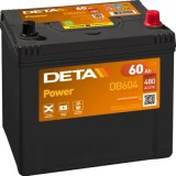 Batería Deta DB604 12V 60Ah 480A