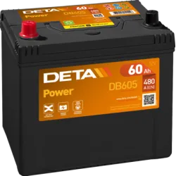 Deta DB605. Batterie Deta 60Ah 12V