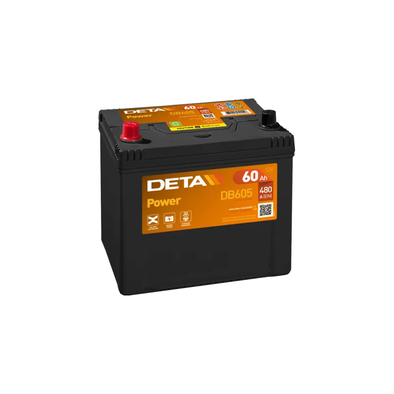 Deta DB605. Batterie Deta 60Ah 12V