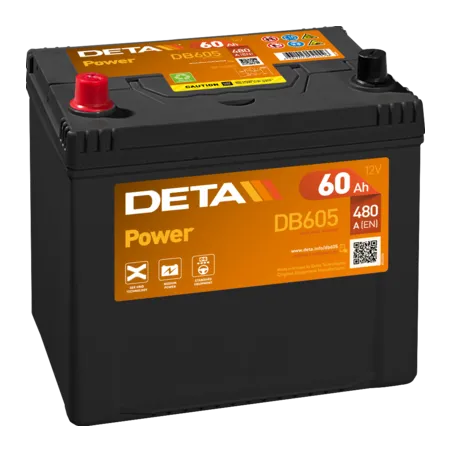 Deta DB605. Batería Deta 60Ah 12V