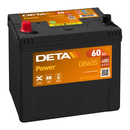 Deta DB605. Batterie Deta 60Ah 12V