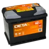 Deta DB620. Battery Deta 62Ah 12V