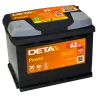 Deta DB621. Batterie Deta 62Ah 12V