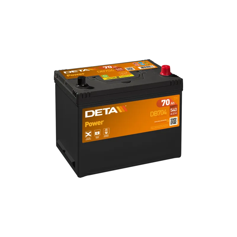 Deta DB704. Batteria Deta 70Ah 12V