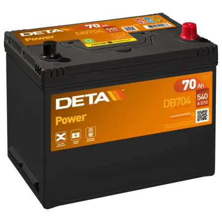 Deta DB704. Batteria Deta 70Ah 12V