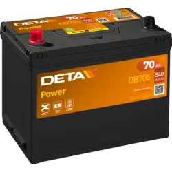 Deta DB705. Batteria Deta 70Ah 12V