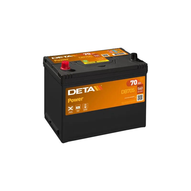 Deta DB705. Battery Deta 70Ah 12V
