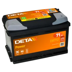 Deta DB712. Batteria Deta 71Ah 12V