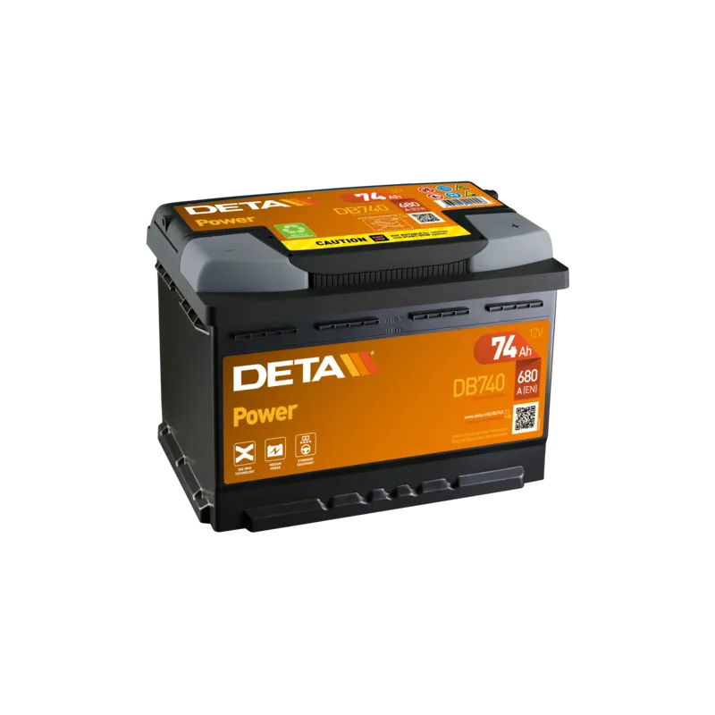 Deta DB740. Battery Deta 74Ah 12V