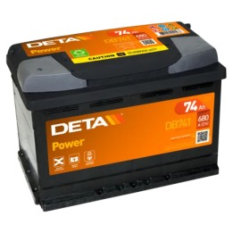Batteria auto Deta DB741 12V 74Ah 680A