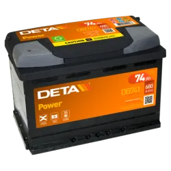 Deta DB741. Batteria Deta 74Ah 12V